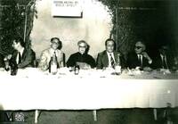 Mesa Presidencial del I Festival Nacional del Botillo de Bembibre 1973